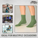 CityComfort Calf Socks for Women and Teenagers - Pack of 6 - Get Trend