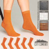 CityComfort Calf Socks for Women and Teenagers - Pack of 6 - Get Trend