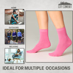 CityComfort Calf Socks for Women and Teenagers - Pack of 6 - Get Trend