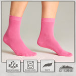 CityComfort Calf Socks for Women and Teenagers - Pack of 6 - Get Trend