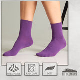 CityComfort Calf Socks for Women and Teenagers - Pack of 6 - Get Trend