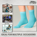 CityComfort Calf Socks for Women and Teenagers - Pack of 6 - Get Trend