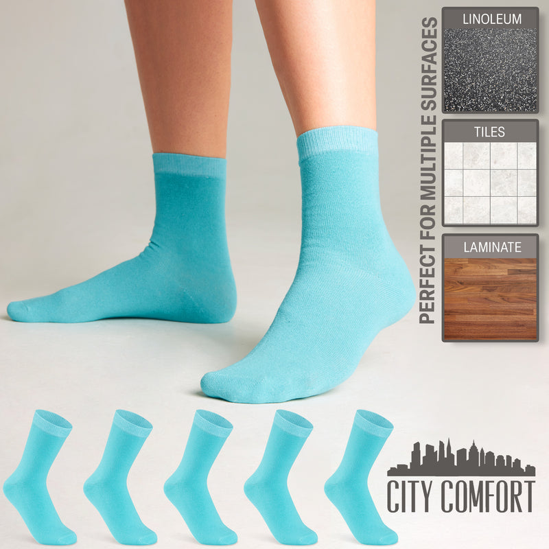 CityComfort Calf Socks for Women and Teenagers - Pack of 6 - Get Trend