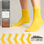 CityComfort Calf Socks for Women and Teenagers - Pack of 6 - Get Trend