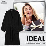 Bath Robes for Women - Absorbent Cotton Terry Towelling Bathrobe - Get Trend