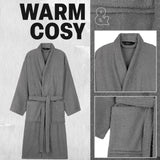 Bath Robes for Women - Absorbent Cotton Terry Towelling Bathrobe - Get Trend