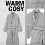 Bath Robes for Women - Absorbent Cotton Terry Towelling Bathrobe - Get Trend