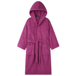 Hooded Bath Robes for Women - Absorbent Cotton Terry Towelling Bathrobe - Get Trend