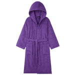 Hooded Bath Robes for Women - Absorbent Cotton Terry Towelling Bathrobe - Get Trend