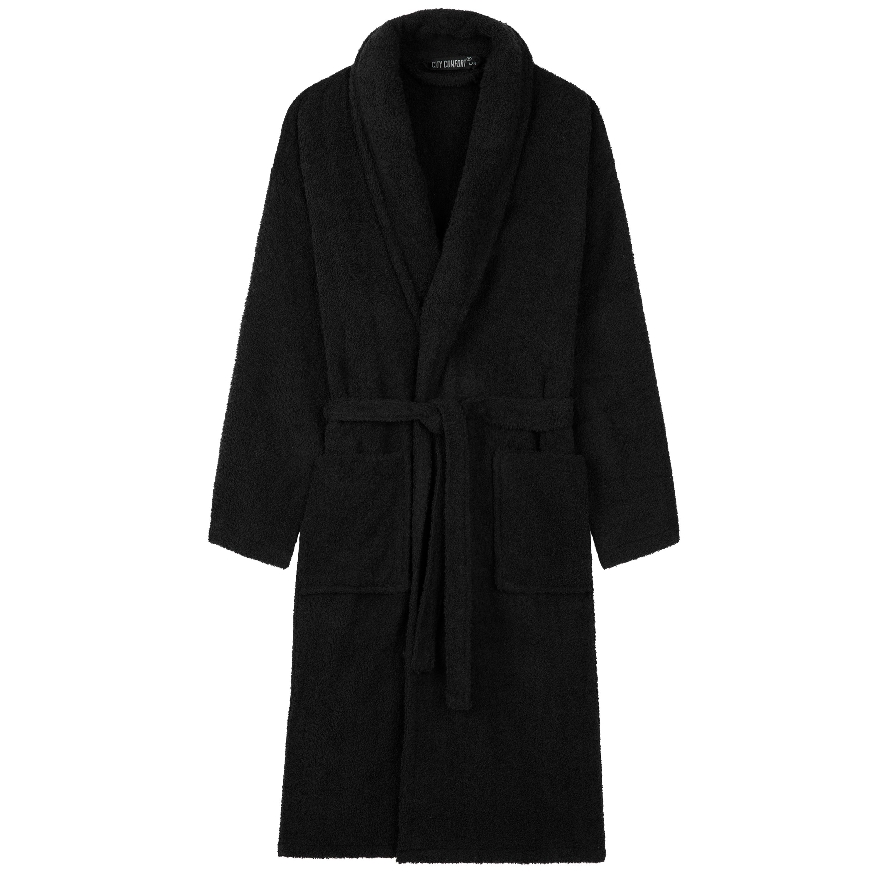 Bath Robes for Men - Absorbent Cotton Terry Towelling Bathrobe - Get Trend