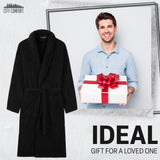 Bath Robes for Men - Absorbent Cotton Terry Towelling Bathrobe - Get Trend