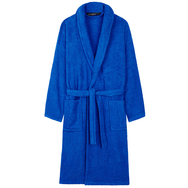 Bath Robes for Men - Absorbent Cotton Terry Towelling Bathrobe