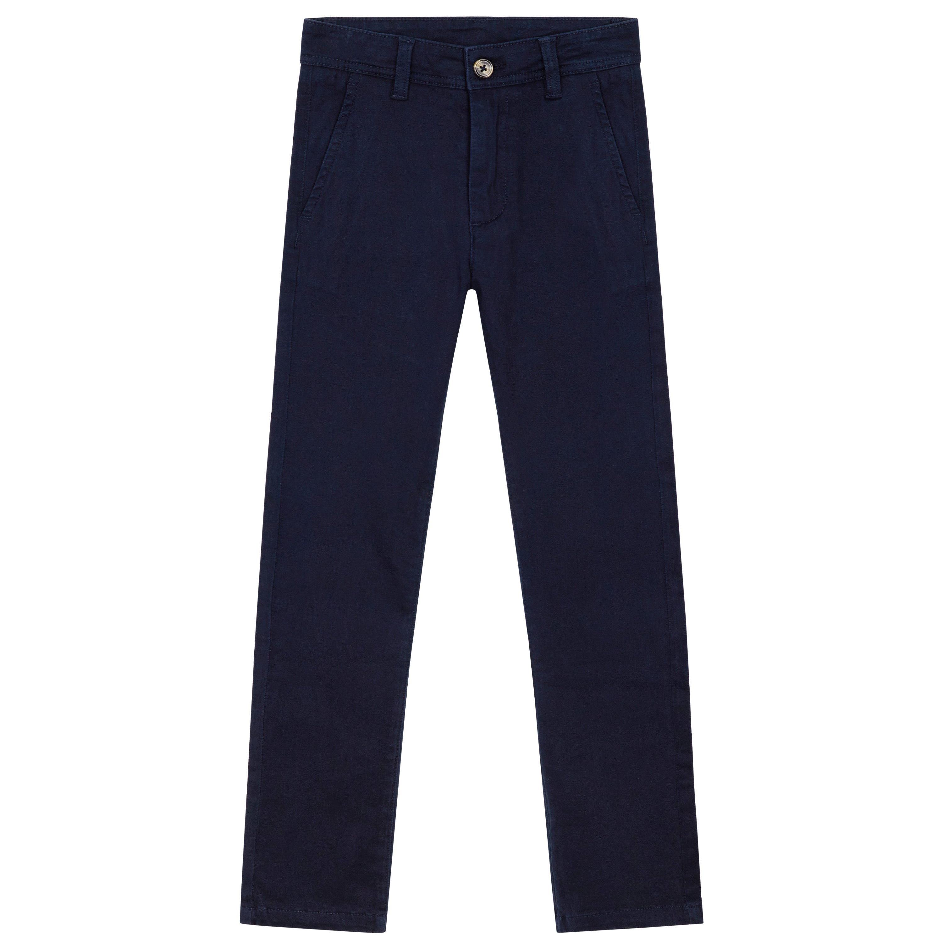 CityComfort Boys Chino Trousers with Front and Back Pockets, Adjustable Waist - Get Trend