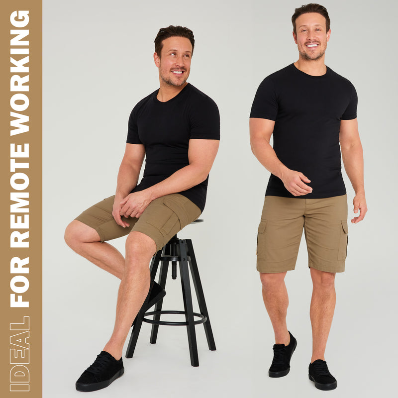 CityComfort Mens Cargo Shorts with Pockets - Summer Shorts - Get Trend