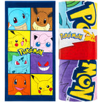 Pokemon Towel Kids Teens Super Soft Absorbent Anime Bath Shower Swimming Beach Towel 100% Cotton Pikachu Gengar Eeevee Holiday Essentials 140x70cm - Get Trend