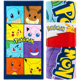 Pokemon Towel Kids Teens Super Soft Absorbent Anime Bath Shower Swimming Beach Towel 100% Cotton Pikachu Gengar Eeevee Holiday Essentials 140x70cm - Get Trend