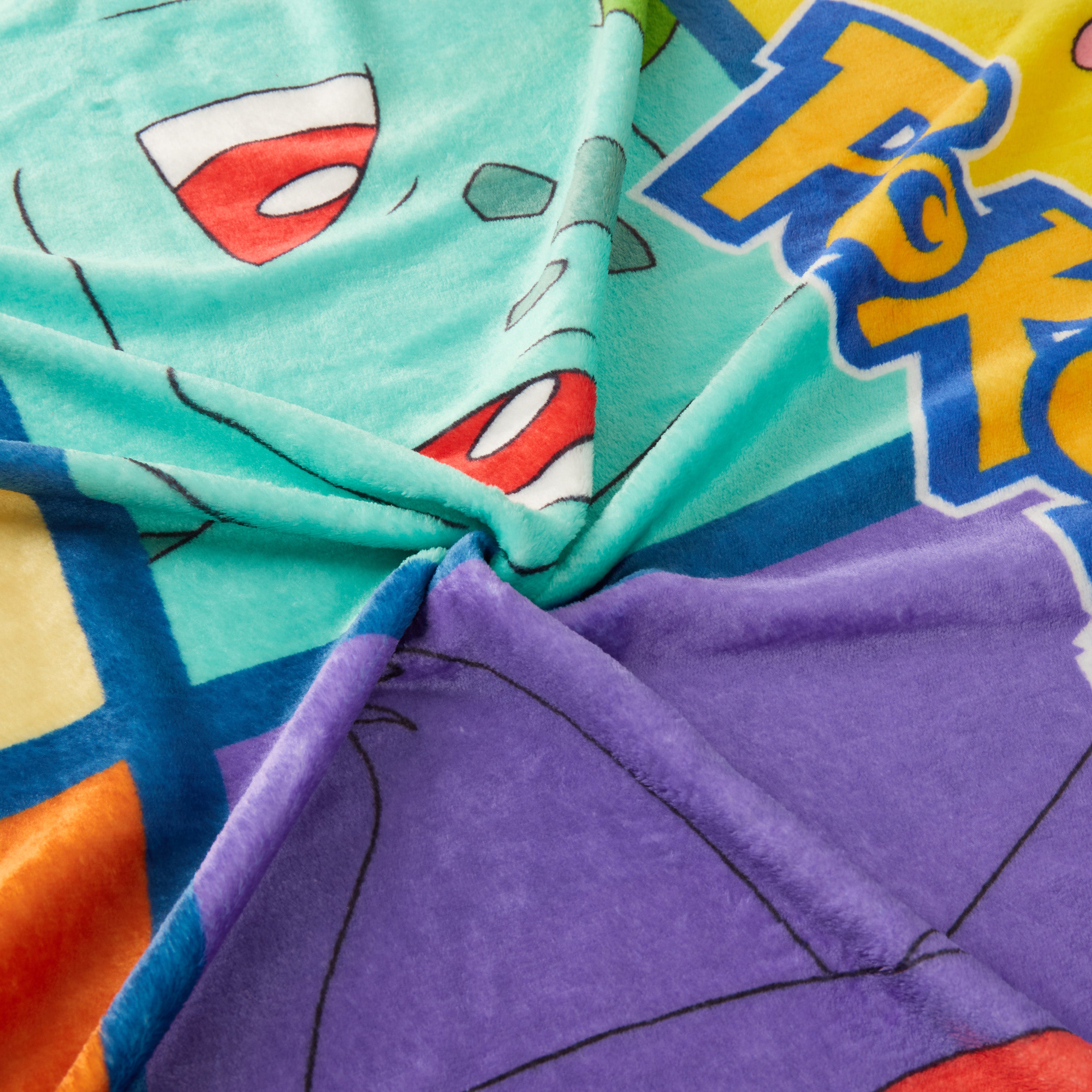 Pokémon Fleece sprei | Superzachte deken voor slaapkamer, badges, meerkleurig (fleecedeken Pokémon Fleece sprei | Superzachte deken voor slaapkamer, badges, meerkleurig (fleecedeken