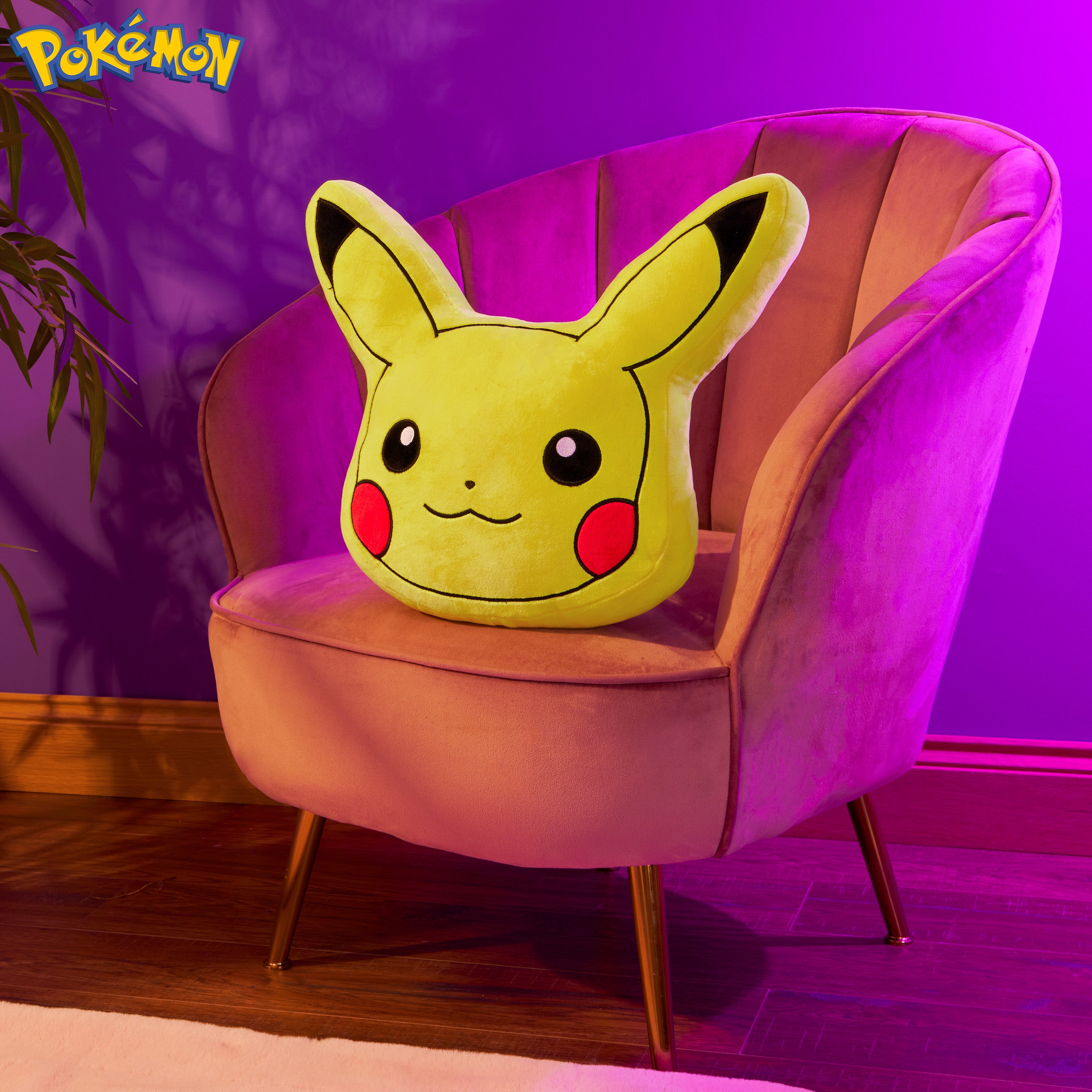 Pokemon 3D Pikachu Cushion Plush for Bed, Bedroom Accessories - Anime Gifts - Get Trend