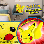 Pokemon 3D Pikachu Cushion Plush for Bed, Bedroom Accessories - Anime Gifts - Get Trend