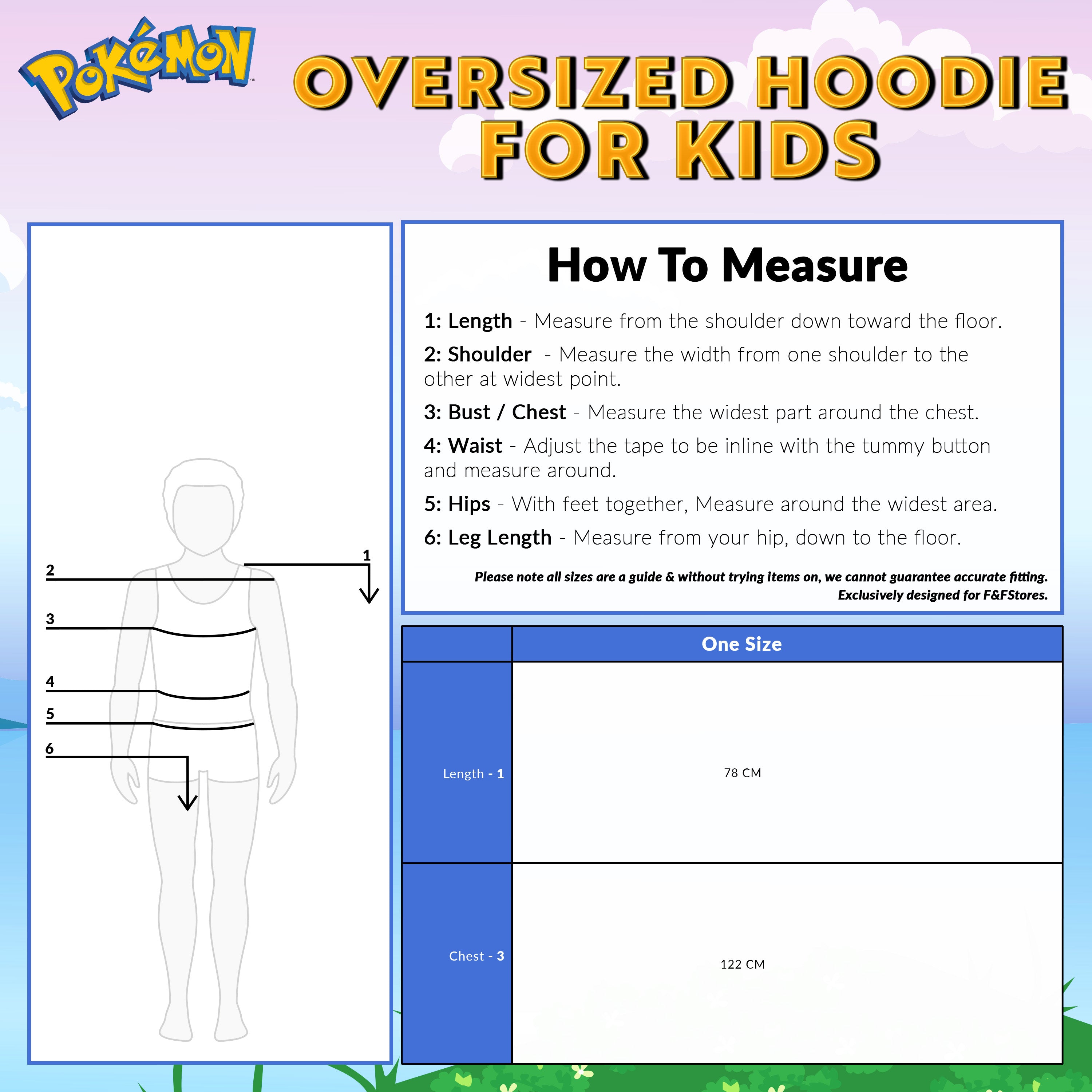 Pokemon Fleece Hoodie Blanket for Kids and Teenagers - Black - Get Trend