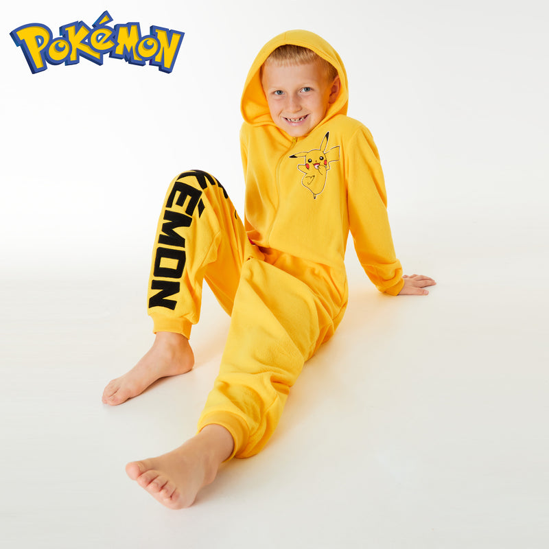 Pokemon Fleece Onesie for Boys  - Pokemon Comfy Loungewear