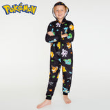 Pokemon Fleece Onesie for Boys Warm Hooded Onesie for Kids Teenagers 4-14 Years Kids PJs Comfy Loungewear - Boys Gifts - Get Trend