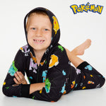 Pokemon Fleece Onesie for Boys Warm Hooded Onesie for Kids Teenagers 4-14 Years Kids PJs Comfy Loungewear - Boys Gifts - Get Trend