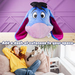 Disney Stitch 3D Plush Pillow Cushion for Sofa or Bed, Cute Kids Cuddle Cushion Soft Plushie Bedroom Accessories, Stitch Gifts for Kids (Blue Eeyore, L39 x W30) - Get Trend