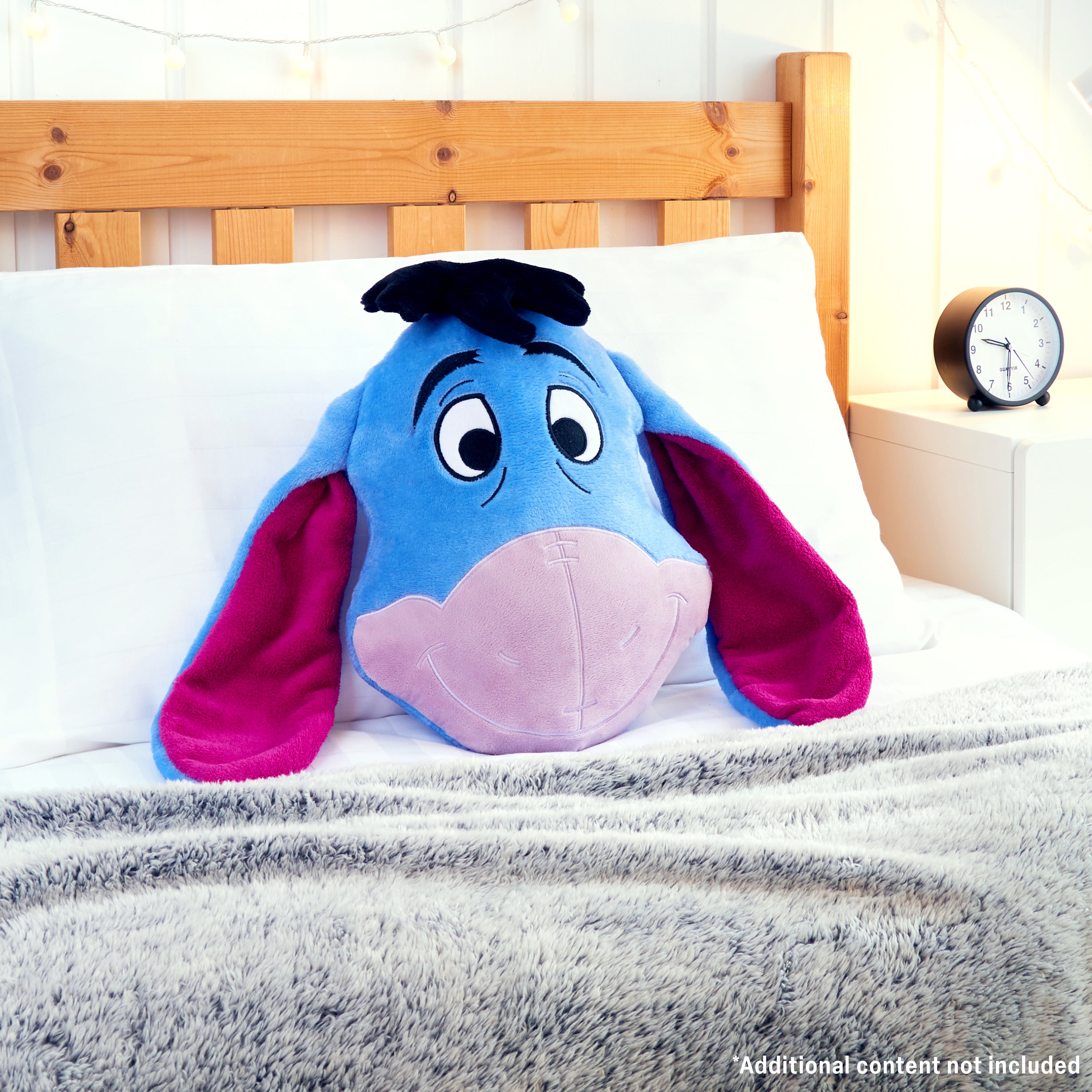 Disney Stitch 3D Plush Pillow Cushion for Sofa or Bed, Cute Kids Cuddle Cushion Soft Plushie Bedroom Accessories, Stitch Gifts for Kids (Blue Eeyore, L39 x W30) - Get Trend