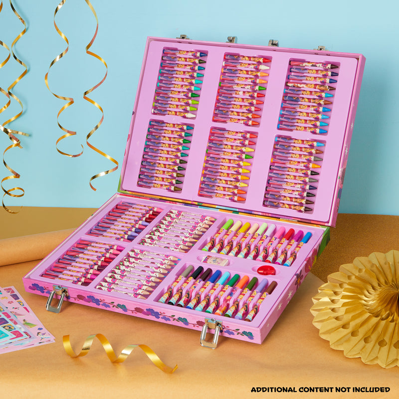 Disney Art Set for Kids 130+ Pieces Colouring Pencils - Multi Princess Set