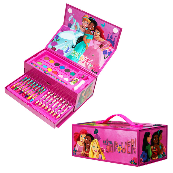 Disney Princess Kids Colouring Sets - 40 Plus Pieces - Get Trend