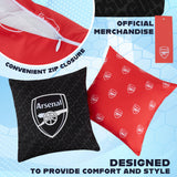 Arsenal F.C. Square Cushion Covers, 39 x 39cm Cover Pack of 2