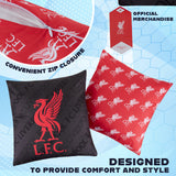 Liverpool F.C. Square Cushion Covers, 39 x 39cm  Cushion Cover Pack of 2