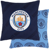 Manchester City F.C. Square Cushion Covers, 39 x 39cm Cushion Cover Pack of 2