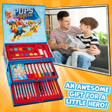 PAW PATROL Art Set Kids Colouring Pencils Felt Tip Pens Crayons Paints Stationery Crafts Boys Girls Art Supplies Preschool Travel 40 Plus Pcs Gift Set (Multicolor) - Get Trend