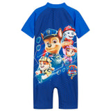 Paw Patrol Swimming Costume Boys Swimsuit All in One Short Sleeve