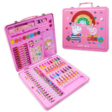 Peppa Pig Kids Art Set Crafts Drawing and Painting Sets for Children Travel Case 40 Plus Pieces Watercolour Paints Crayons Colouring Pencils Art Supplies Gifts for Girls (Pink) - Get Trend