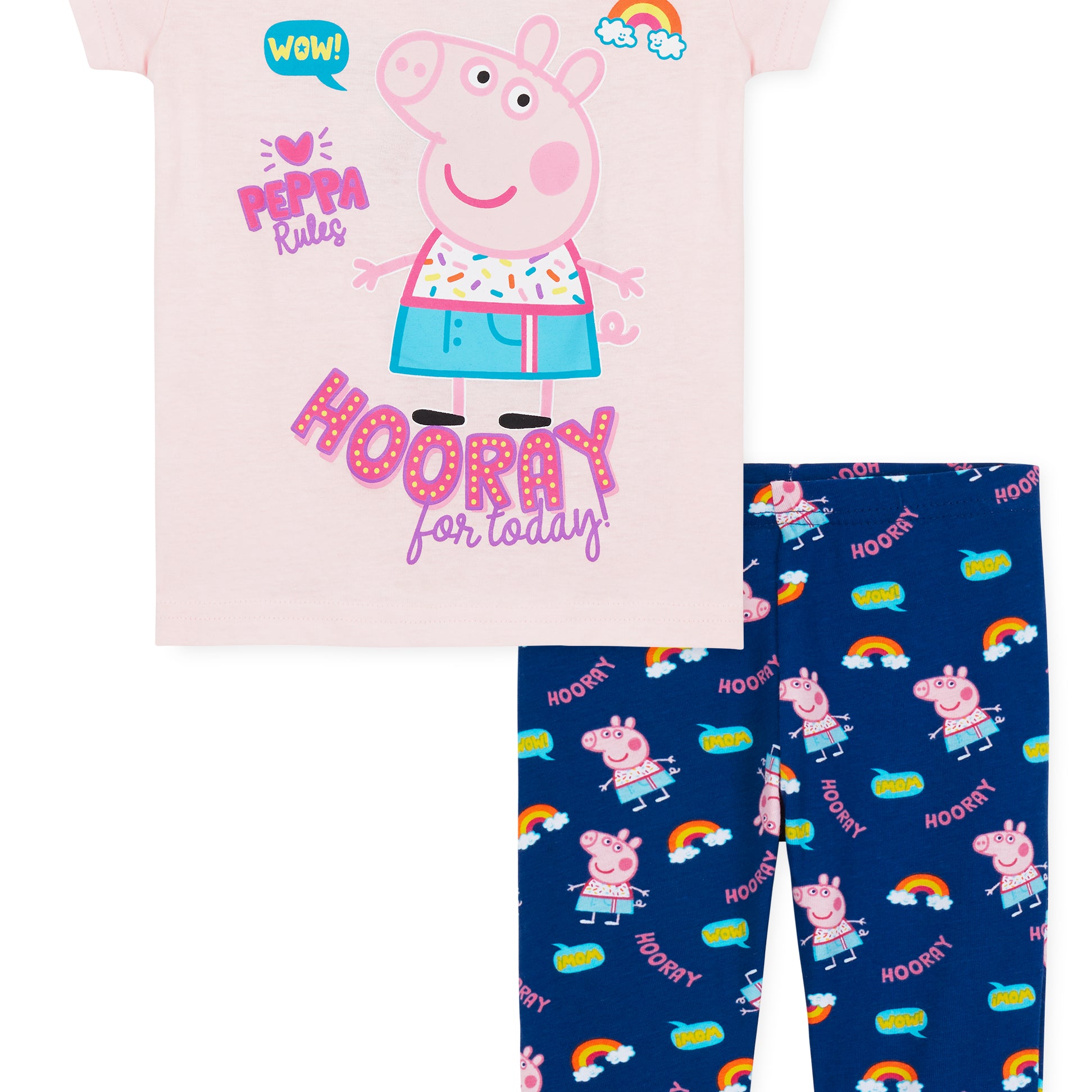 buy Peppa Pig Girls Pyjamas Pink_navy 4