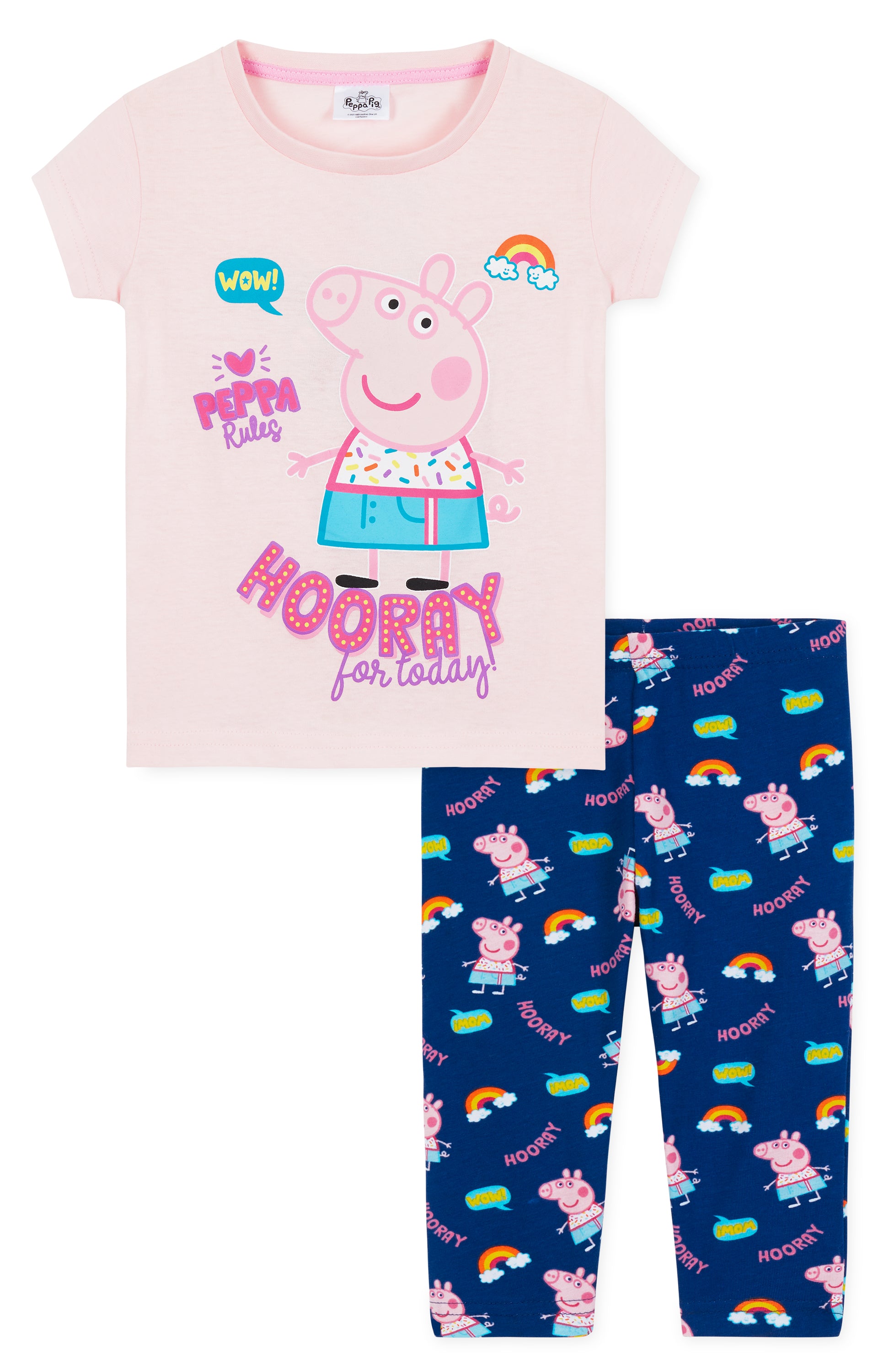 buy Peppa Pig Girls Pyjamas Pink_navy 4