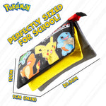 Pokemon Pencil Case for Boys and Girls - Pikachu School Supplies - Get Trend