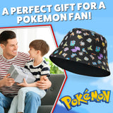 Pokemon Bucket Hat for Kids, All Over Print Pokemon Gifts - Get Trend