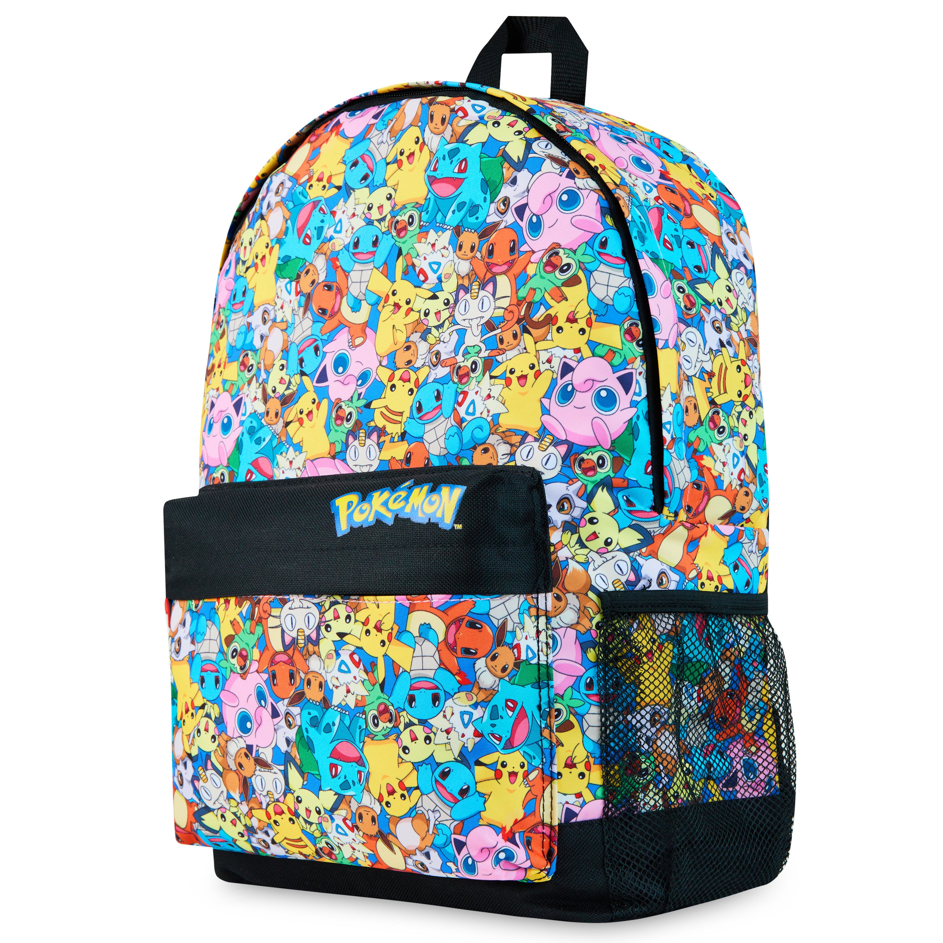 Pokemon Backpack Pattern Pokemon Backpacks for Girls and Boys, All Over Print Pokemon Backpack