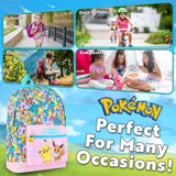 Pokemon Backpacks for Girls and Boys - Eevee and Pikachu Backpack - Get Trend