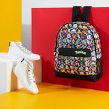 Pokemon Backpack for Kids Teenagers Pikachu Rucksack School Bag with Zipped Pockets