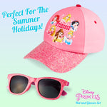 Disney Princess Baseball Cap & Kids Sunglasses, Girls Sun Hat & Sunglasses - Get Trend