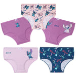 Disney Stitch Girls Knickers, Comfy Breathable Cotton Underwear for Kids and Teenagers - Get Trend