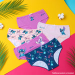 Disney Stitch Girls Knickers, Comfy Breathable Cotton Underwear for Kids and Teenagers - Get Trend