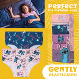 Disney Stitch Girls Knickers, Comfy Breathable Cotton Underwear for Kids and Teenagers - Get Trend