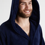 CityComfort Mens Dressing Gown, Shawl Collar or Hooded Bathrobe Super Soft Fleece Cosy Loungewear Adults Teens - Gifts for Him