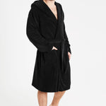 CityComfort Mens Dressing Gown, Shawl Collar or Hooded Bathrobe Super Soft Fleece Cosy Loungewear Adults Teens - Gifts for Him - Get Trend